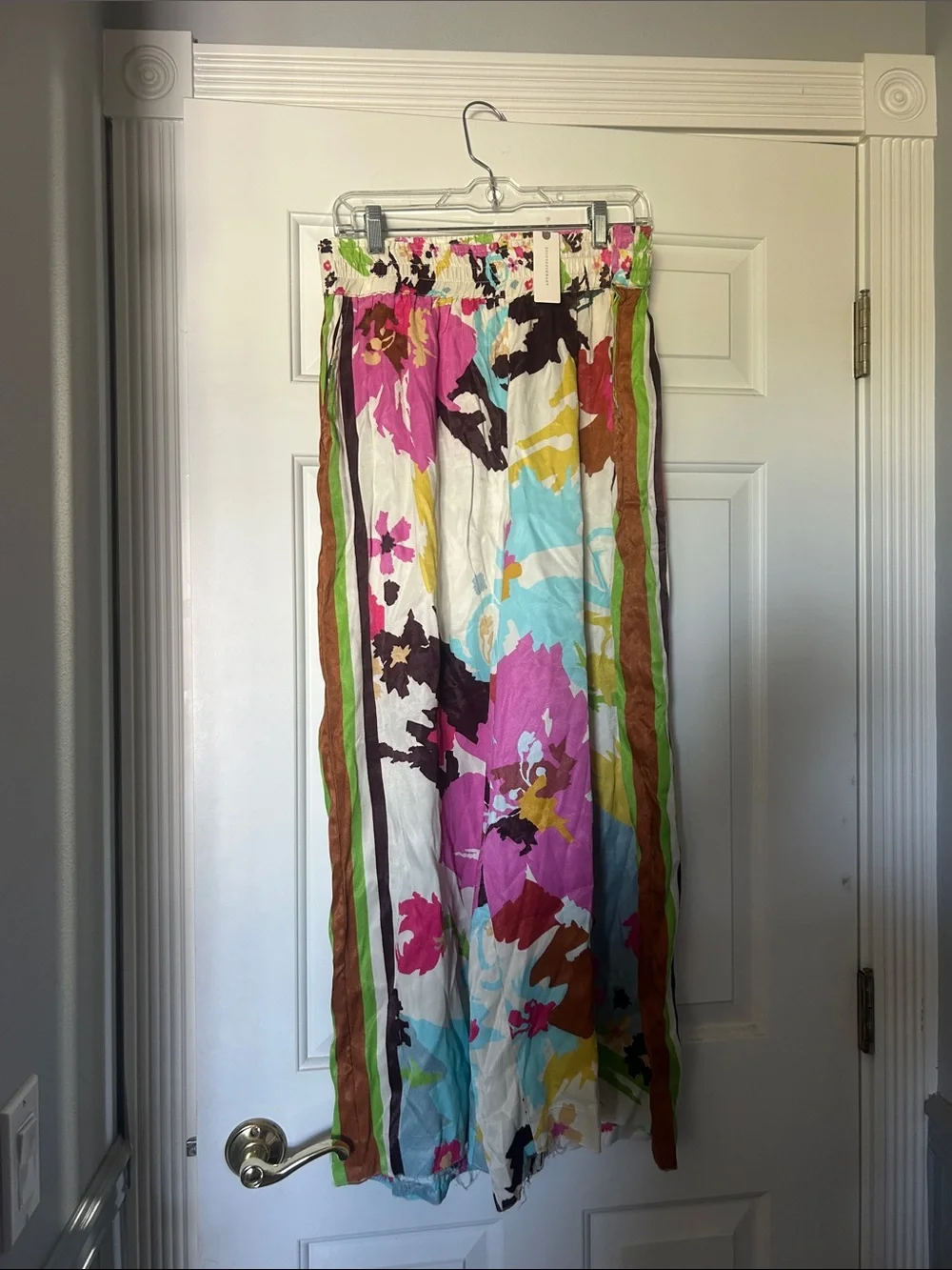 Anthropologie Floral pants large - Picture 1 of 4